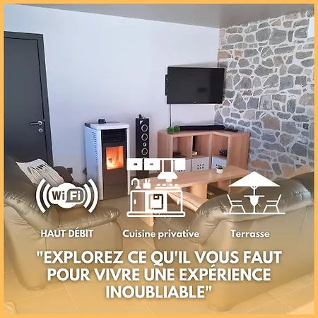 Au Chant Des Roches - Parking - Wifi - Terrasse - Chambres Familiales - Cerfontaine Exterior photo